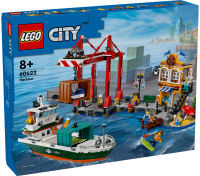 60422 Seaside Harbor with Cargo Ship















